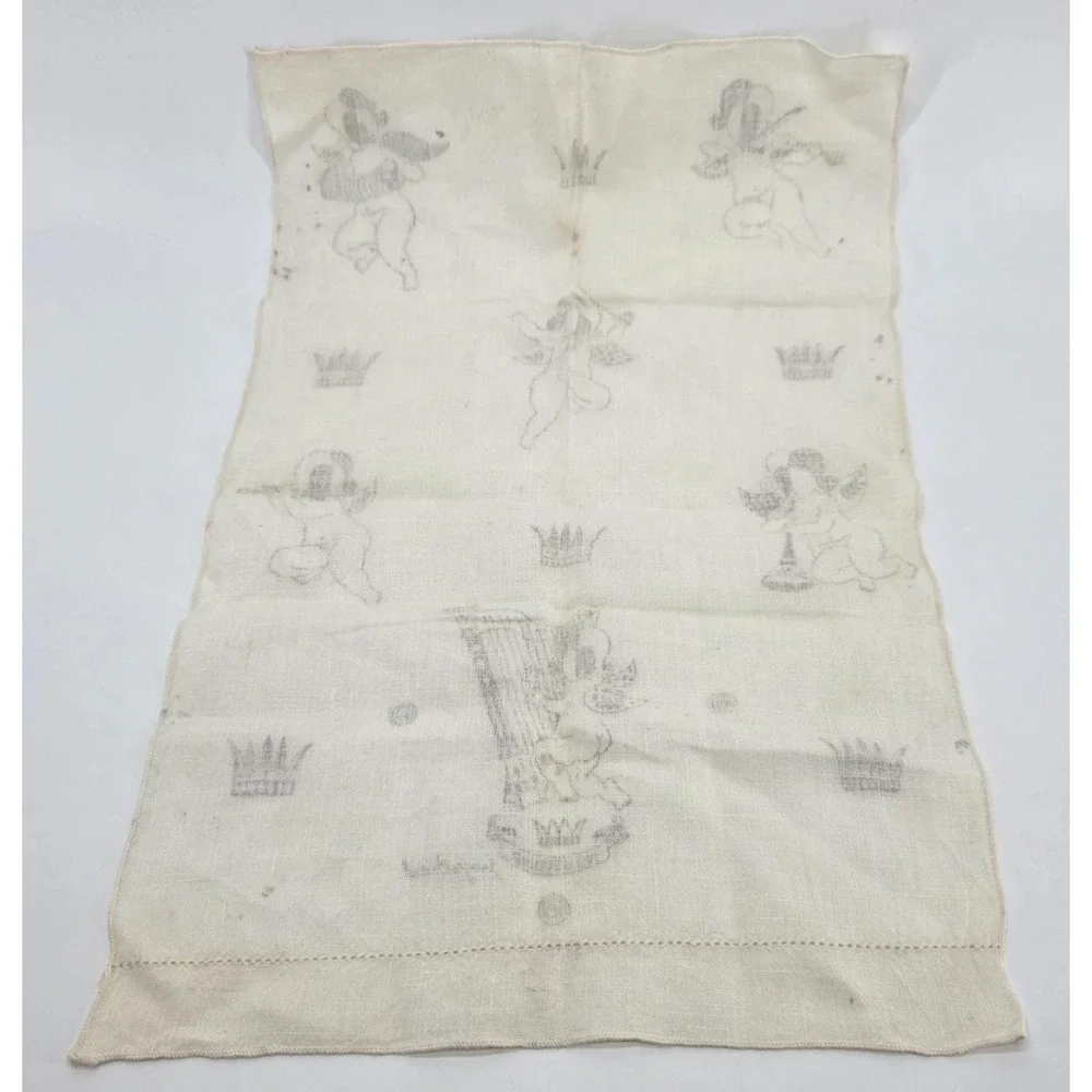 VTG Georges Briard‎ This is Paradise Placemats Guest Bar Towels Set of 2 MCM